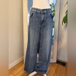 Rise Wide-Leg Jeans Size 9